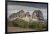 Europe, Italy, Alps, Dolomites, Mountains, Sassolungo, View from Rifugio Sass Becè-Mikolaj Gospodarek-Framed Photographic Print