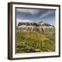 Europe, Italy, Alps, Dolomites, Mountains, Sella - Passo Pordoi-Mikolaj Gospodarek-Framed Photographic Print