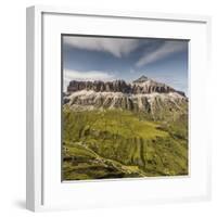 Europe, Italy, Alps, Dolomites, Mountains, Sella - Passo Pordoi-Mikolaj Gospodarek-Framed Photographic Print