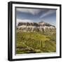 Europe, Italy, Alps, Dolomites, Mountains, Sella - Passo Pordoi-Mikolaj Gospodarek-Framed Photographic Print