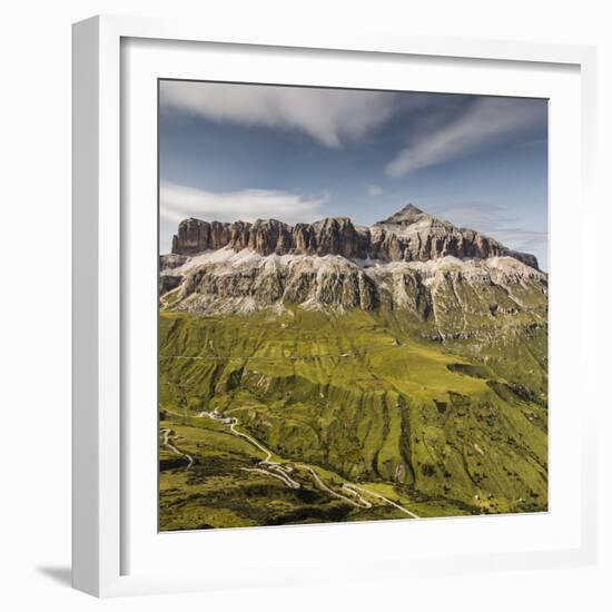 Europe, Italy, Alps, Dolomites, Mountains, Sella - Passo Pordoi-Mikolaj Gospodarek-Framed Photographic Print