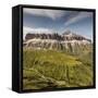 Europe, Italy, Alps, Dolomites, Mountains, Sella - Passo Pordoi-Mikolaj Gospodarek-Framed Stretched Canvas