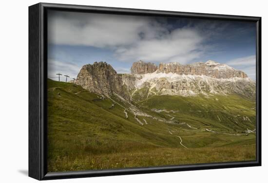Europe, Italy, Alps, Dolomites, Mountains, Sella - Passo Pordoi-Mikolaj Gospodarek-Framed Photographic Print