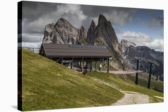 Europe, Italy, Alps, Dolomites, Mountains, South Tyrol, Val Gardena, Geislergruppe, Seceda-Mikolaj Gospodarek-Stretched Canvas