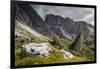 Europe, Italy, Alps, Dolomites, Mountains, South Tyrol, Val Gardena, Malga Pieralongia Alm-Mikolaj Gospodarek-Framed Photographic Print