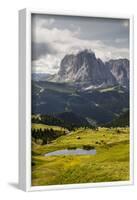 Europe, Italy, Alps, Dolomites, Mountains, South Tyrol, Val Gardena, Sassolungo, View from Seceda-Mikolaj Gospodarek-Framed Photographic Print