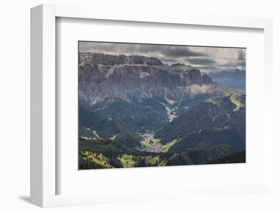 Europe, Italy, Alps, Dolomites, Mountains, South Tyrol, Val Gardena, View from Seceda-Mikolaj Gospodarek-Framed Photographic Print