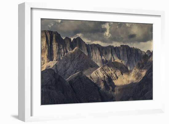 Europe, Italy, Alps, Dolomites, Mountains,  Trentino / Veneto, Marmolada, Col Margherita Park-Mikolaj Gospodarek-Framed Photographic Print