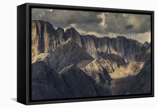 Europe, Italy, Alps, Dolomites, Mountains,  Trentino / Veneto, Marmolada, Col Margherita Park-Mikolaj Gospodarek-Framed Stretched Canvas