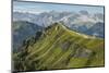 Europe, Italy, Alps, Dolomites, Mountains, Trento, View from Rifugio Sass Becè-Mikolaj Gospodarek-Mounted Photographic Print