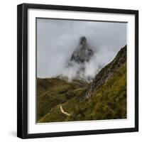Europe, Italy, Alps, Dolomites, Mountains, Veneto, Belluno, Giau Pass - La Gusela-Mikolaj Gospodarek-Framed Photographic Print