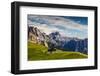 Europe, Italy, Alps, Dolomites, Mountains, Veneto, Belluno, Giau Pass-Mikolaj Gospodarek-Framed Photographic Print