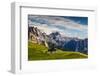 Europe, Italy, Alps, Dolomites, Mountains, Veneto, Belluno, Giau Pass-Mikolaj Gospodarek-Framed Photographic Print