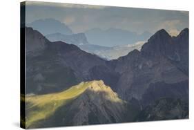 Europe, Italy, Alps, Dolomites, Mountains, View from Col Margherita Park-Mikolaj Gospodarek-Stretched Canvas