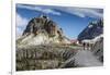 Europe, Italy, Alps, Dolomites, Sexten Dolomites, South Tyrol, Rifugio Antonio Locatelli-Mikolaj Gospodarek-Framed Photographic Print