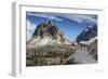 Europe, Italy, Alps, Dolomites, Sexten Dolomites, South Tyrol, Rifugio Antonio Locatelli-Mikolaj Gospodarek-Framed Photographic Print