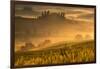 Europe, Italy, Belvedere farmhouse at dawn, province of Siena, Tuscany.-ClickAlps-Framed Photographic Print