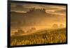 Europe, Italy, Belvedere farmhouse at dawn, province of Siena, Tuscany.-ClickAlps-Framed Photographic Print