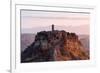 Europe,Italy,Lazio,Viterbo district. Civita of Bagnoregio at dawn-ClickAlps-Framed Photographic Print