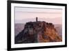 Europe,Italy,Lazio,Viterbo district. Civita of Bagnoregio at dawn-ClickAlps-Framed Photographic Print