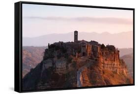 Europe,Italy,lazio,Viterbo district. Civita of Bagnoregio-ClickAlps-Framed Stretched Canvas