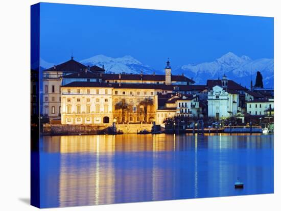 Europe, Italy, Lombardy, Lakes District, Isola Bella, Borromean Islands on Lake Maggiore, Chateaux-Christian Kober-Stretched Canvas