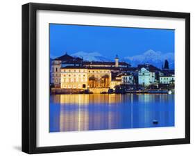 Europe, Italy, Lombardy, Lakes District, Isola Bella, Borromean Islands on Lake Maggiore, Chateaux-Christian Kober-Framed Photographic Print