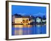 Europe, Italy, Lombardy, Lakes District, Isola Bella, Borromean Islands on Lake Maggiore, Chateaux-Christian Kober-Framed Photographic Print
