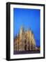 Europe, Italy, Lombardy, Milan, Piazza Del Duomo, Duomo Gothic Style Cathedral-Christian Kober-Framed Photographic Print