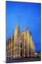 Europe, Italy, Lombardy, Milan, Piazza Del Duomo, Duomo Gothic Style Cathedral-Christian Kober-Mounted Photographic Print