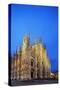 Europe, Italy, Lombardy, Milan, Piazza Del Duomo, Duomo Gothic Style Cathedral-Christian Kober-Stretched Canvas