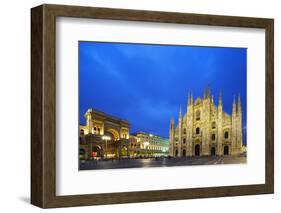 Europe, Italy, Lombardy, Milan, Piazza Del Duomo-Christian Kober-Framed Photographic Print