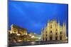 Europe, Italy, Lombardy, Milan, Piazza Del Duomo-Christian Kober-Mounted Photographic Print