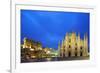 Europe, Italy, Lombardy, Milan, Piazza Del Duomo-Christian Kober-Framed Photographic Print