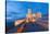 Europe,Italy,Perugia distict,Assisi. The Basilica of St. Francis at dusk-ClickAlps-Stretched Canvas