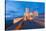 Europe,Italy,Perugia distict,Assisi. The Basilica of St. Francis at dusk-ClickAlps-Stretched Canvas