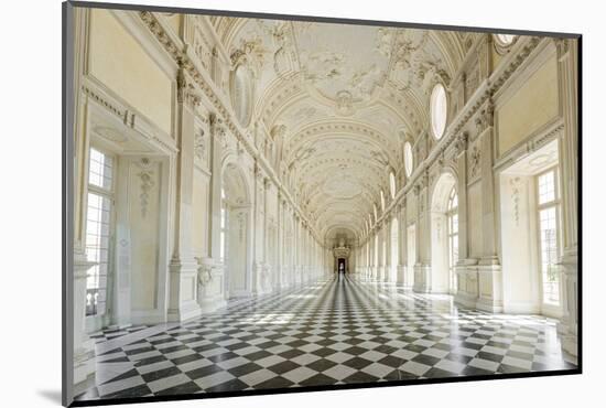 Europe, Italy, Piedmont. The Galleria Grande of the Venaria reale.-Catherina Unger-Mounted Photographic Print