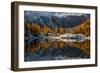 Europe, Italy, refclections in Adamello - Brenta Park, Trentino Alto Adige.-ClickAlps-Framed Photographic Print