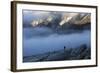 Europe, Italy, South Tyrol, the Dolomites, Hiker, Hunter-Gerhard Wild-Framed Photographic Print