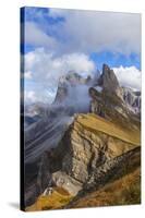 Europe, Italy, the Dolomites, South Tyrol, Seceda, Geisler Group-Gerhard Wild-Stretched Canvas