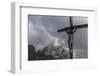 Europe, Italy, the Dolomites, South Tyrol, Summit Cross of the Small Lagazuoi-Gerhard Wild-Framed Photographic Print