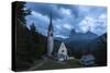 Europe, Italy, the Dolomites, South Tyrol, Urtiji, Church St Jakob-Gerhard Wild-Stretched Canvas
