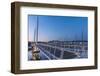 Europe, Italy, the gulf of La Spezia. The new bridge of Porto Mirabello-Catherina Unger-Framed Photographic Print