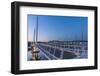 Europe, Italy, the gulf of La Spezia. The new bridge of Porto Mirabello-Catherina Unger-Framed Photographic Print