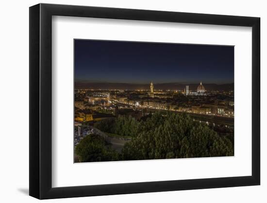 Europe, Italy, Tuscany, Florence, Town View, Evening Mood-Gerhard Wild-Framed Photographic Print