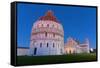 Europe,Italy,Tuscany,Pisa. Cathedral Square at dusk-ClickAlps-Framed Stretched Canvas