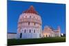 Europe,Italy,Tuscany,Pisa. Cathedral Square at dusk-ClickAlps-Mounted Photographic Print