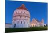 Europe,Italy,Tuscany,Pisa. Cathedral Square at dusk-ClickAlps-Mounted Photographic Print