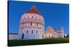 Europe,Italy,Tuscany,Pisa. Cathedral Square at dusk-ClickAlps-Stretched Canvas
