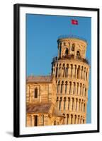 Europe,Italy,Tuscany,Pisa. Detail of the tower and the cathedral-ClickAlps-Framed Photographic Print